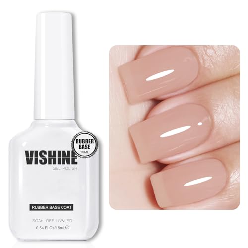 Vishine Rubber Base 5-in-1 Rubber Builder, 16 ml, semi-permanenter Nagellack, Gel, UV, LED, Gel, Polish, Stärkung und Reparatur von Maniküre, Nail Art #062 Vishine Rubber Base 5-in-1 Rubber Builder, 16 ml, semi-permanenter Nagellack, Gel, UV, LED, Gel, Polish, Stärkung und Reparatur von Maniküre, Nail Art #062 von Vishine