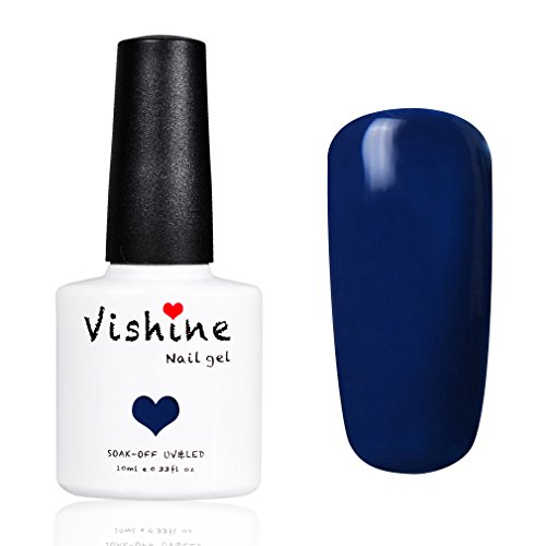 Vishine UV ED Gel auflösbarer Nagellack Blau Serie Gel Nail Polish Nagelgel Blau Aquamarinblau 10ML #010 Vishine UV ED Gel auflösbarer Nagellack Blau Serie Gel Nail Polish Nagelgel Blau Aquamarinblau 10ML #010 von Vishine