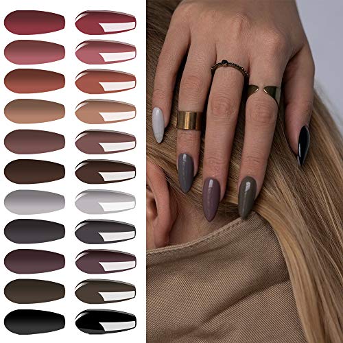 Vishine UV Nagellack Gel Nagelgel Set 12 x 8ml Glitter Gel Nail Polish Kit Gellack Farbgel Set für Nagel Design Geschenkset UV LED Cure Nude Grau für Nail Art Manicure Vishine UV Nagellack Gel Nagelgel Set 12 x 8ml Glitter Gel Nail Polish Kit Gellack Farbgel Set für Nagel Design Geschenkset UV LED Cure Nude Grau für Nail Art Manicure von Vishine