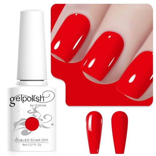 Vishine Watermelon Red Gel Nail Polish, 1Pcs 8mlWatermelon Red Gel Polish Color Nail Polish Gel High Gloss Soak Off U V Gel Nail French Nail Manicure Salon DIY L258 Vishine Watermelon Red Gel Nail Polish, 1Pcs 8mlWatermelon Red Gel Polish Color Nail Polish Gel High Gloss Soak Off U V Gel Nail French Nail Manicure Salon DIY L258 von Vishine