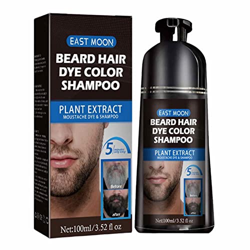 Bartfärbe-Shampoo Für Männer – Bartfärbe-Shampoo Zur Entfernung Von Grauem Barthaar, Bart-Shampoo Für Männer, 100 Ml Bio-Bart-Farbshampoo, Verwandelt Graues Haar In Schwarz, Bartpflege Für änner Bartfärbe-Shampoo Für Männer – Bartfärbe-Shampoo Zur Entfernung Von Grauem Barthaar, Bart-Shampoo Für Männer, 100 Ml Bio-Bart-Farbshampoo, Verwandelt Graues Haar In Schwarz, Bartpflege Für änner von Visiblurry