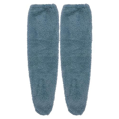 Slipper-Socken für Damen, rutschfeste Heimsocken, superdicke thermische Flauschsocken, weich, flauschig, warm, niedliche Plüschsocken, winterwarme flauschige Socken von Visiblurry