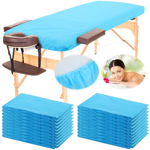 VitalCozy Einweg-Massageliegen-Bettlaken, 99,1 x 210,8 cm, Einweg-Bettlaken, Vliesstoff, atmungsaktiv, für Massage, Spa, Beauty-Tattoos, Blau, 100 Stück VitalCozy Einweg-Massageliegen-Bettlaken, 99,1 x 210,8 cm, Einweg-Bettlaken, Vliesstoff, atmungsaktiv, für Massage, Spa, Beauty-Tattoos, Blau, 100 Stück von VitalCozy