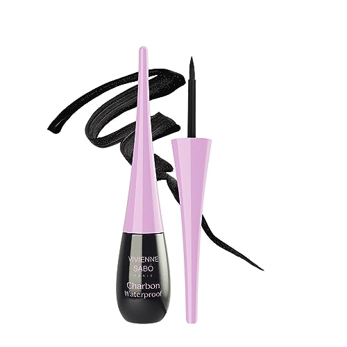 Vivienne Sabo - Waterproof Liquid Eyeliner Charbon, Farbe:Schwarz von VIVIENNE SABO