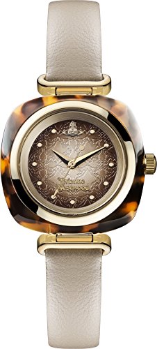 Vivienne Westwood Damen Analog Quarz Uhr mit Leder Armband VV141BG von Vivienne Westwood