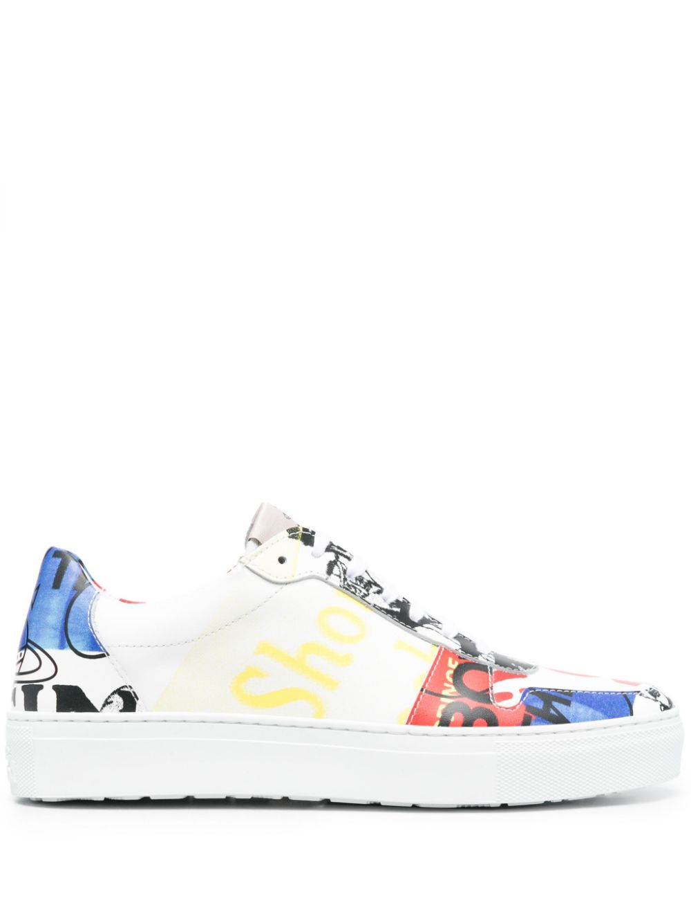 Vivienne Westwood Sneakers mit Print-Mix - Weiß von Vivienne Westwood