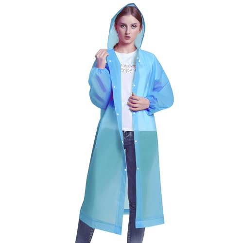 Vivikivi 2 Stück Unisex Regenponcho Regenmantel Wiederverwendbarer Regencape mit Kapuze tragbarer Regenmantel für Reisen,Camping,Angeln,Radfahren,Outdoor Vivikivi 2 Stück Unisex Regenponcho Regenmantel Wiederverwendbarer Regencape mit Kapuze tragbarer Regenmantel für Reisen,Camping,Angeln,Radfahren,Outdoor von Vivikivi