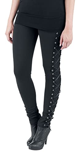 Vixxsin Corset Frauen Leggings schwarz L 95% Baumwolle, 5% Elasthan Gothic von Vixxsin