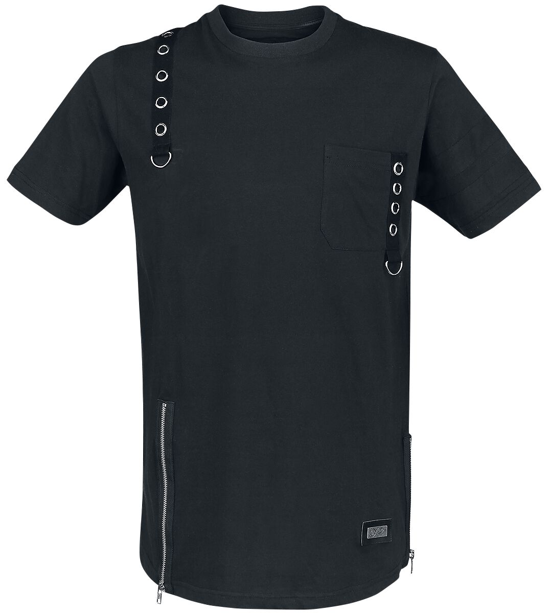 Vixxsin - Gothic T-Shirt - Jash Top - S bis 4XL - für Männer - Größe 4XL - schwarz von Vixxsin