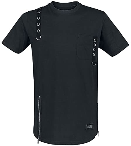 Vixxsin Jash Top Männer T-Shirt schwarz L 100% Baumwolle Gothic, Industrial von Vixxsin