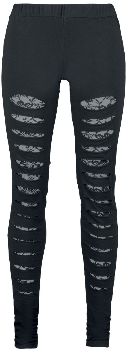 Vixxsin Leggings - Slasher - S bis M - für Damen - Größe M - schwarz von Vixxsin