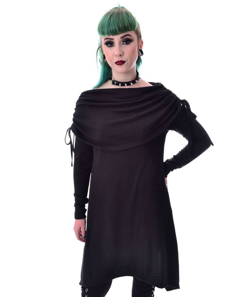 Vixxsin Sweatshirt Lyrik Pullover Gothic Schultercover Strickpulli Gothic Goth von Vixxsin