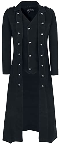 Vixxsin Walker Coat Männer Wintermantel schwarz M 100% Polyester Gothic, Romantik, Steampunk von Vixxsin