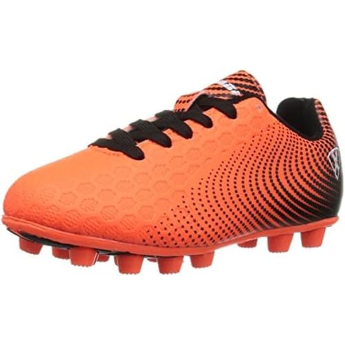 Vizari Unisex-Kid's Stealth FG Orange/Black Size Soccer Shoe, 9.5 M US Little Kid von Vizari
