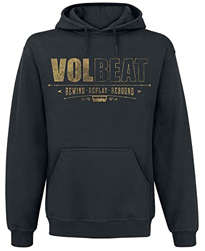 Volbeat Big Letters Männer Kapuzenpullover schwarz M von Volbeat