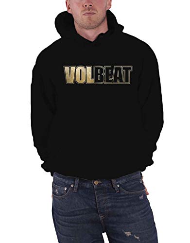 Volbeat Kapuzenpullover Bleeding Crown Skull Band Logo Nue offiziell Herren M von Volbeat