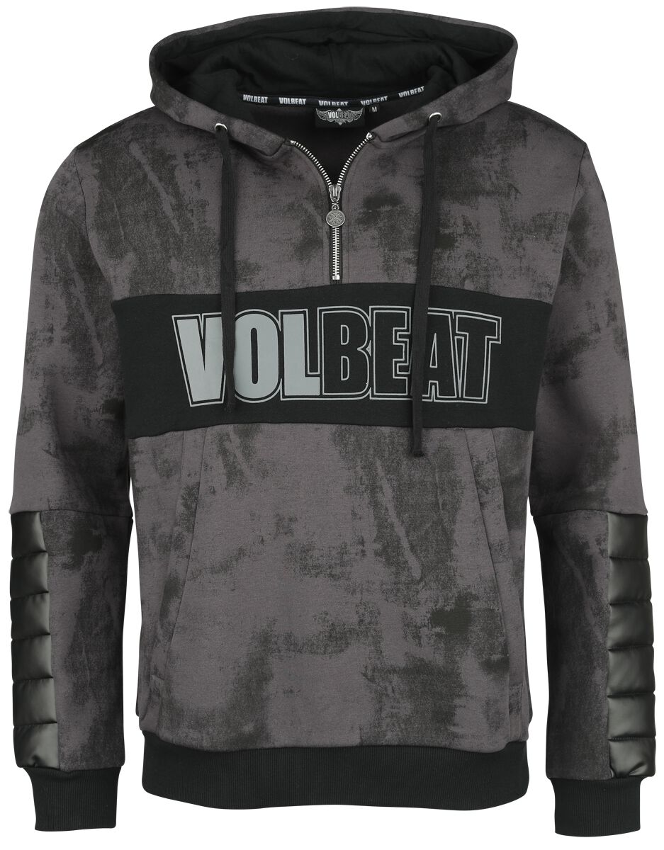 Volbeat Kapuzenpullover - EMP Signature Collection - M bis XXL - für Männer - Größe L - dunkelgrau/schwarz  - EMP exklusives Merchandise! von Volbeat