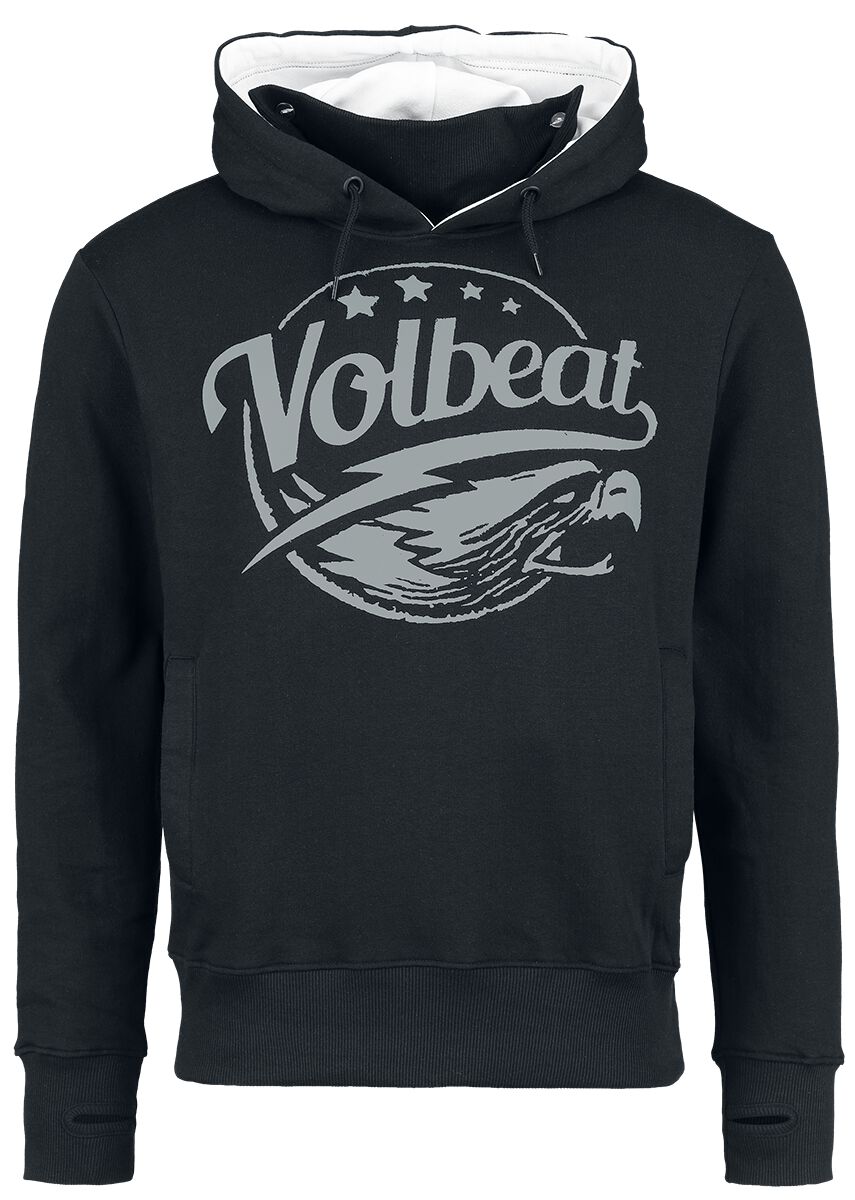 Volbeat Kapuzenpullover - Eagle - S bis XXL - für Männer - Größe XXL - schwarz  - EMP exklusives Merchandise! von Volbeat