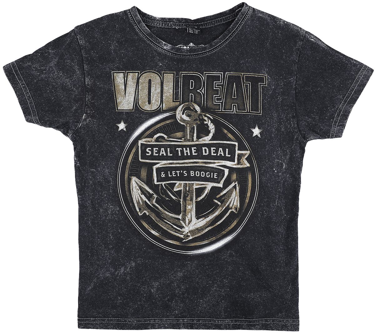 Volbeat T-Shirt für Kinder - Kids - Rewind, Replay, Rebound - für Mädchen & Jungen - charcoal  - EMP exklusives Merchandise! von Volbeat