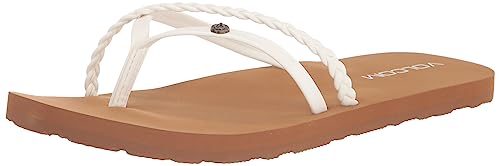 Volcom Damen Thrills Sandale Flip-Flop, Weiß - Neu, 38 EU von Volcom