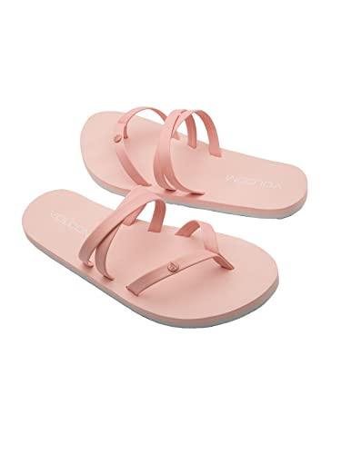 Volcom Easy Breezy Mädchen Zehentrenner Flip Flop für große Mädchen, Melon, 20 EU von Volcom