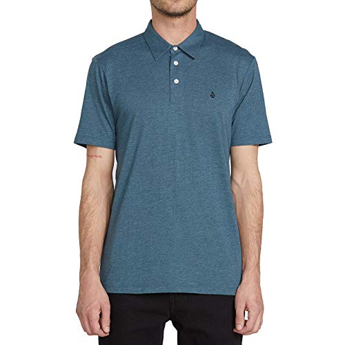 Volcom Herren Banger Poloshirt Polohemd, Blau (Airforce Blue), Mittel von Volcom