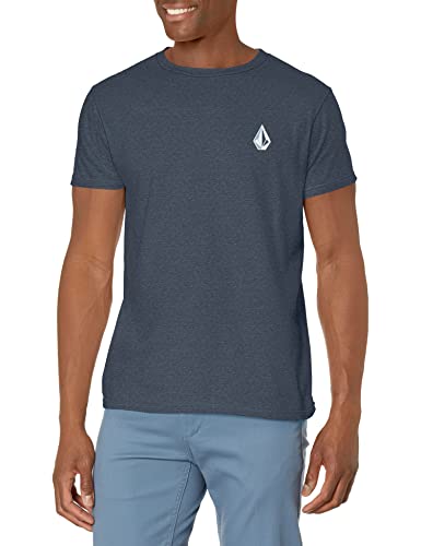 Volcom Herren Blaquedout kurzen Ärmeln T-Shirt, Marineblau, meliert, Mittel von Volcom