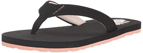 Volcom Vicky Flip-Flops für Mädchen, Schwarz:, 18.0 cm von Volcom