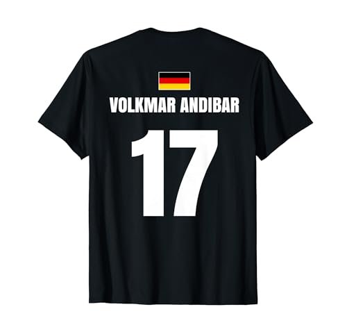 Volkmar Andibar Deutschland Sauf Trikot Herren Partyurlaub T-Shirt von Volkmar Andibar Deutschland Sauf Trikot