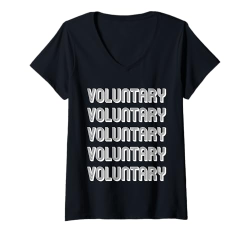 Damen Freiwillig T-Shirt mit V-Ausschnitt Damen Freiwillig T-Shirt mit V-Ausschnitt von Voluntary Apparel