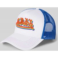 Von Dutch Trucker Cap mit Label-Patch Modell 'NEWARK' in Blau, Größe One Size von Von Dutch