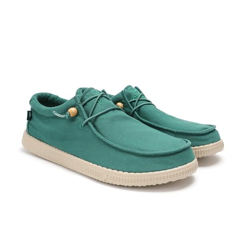 WALK IN PITAS | WP150 WALLABI Washed | Herren Mokassins | Flache Slipper für Männer | Slip on Loafer | Sneakers | Schlupfschuhe | Freizeitschuhe | Walkinpitas Schuhe | Grün 42 WALK IN PITAS | WP150 WALLABI Washed | Herren Mokassins | Flache Slipper für Männer | Slip on Loafer | Sneakers | Schlupfschuhe | Freizeitschuhe | Walkinpitas Schuhe | Grün 42 von WALK IN PITAS