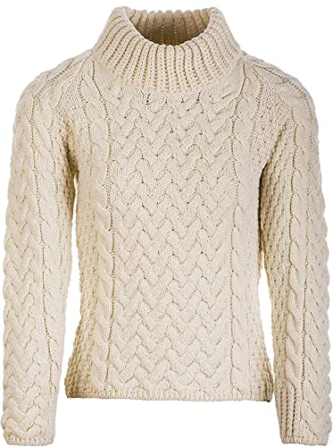 WALKER AND HAWKES Arrington - Damen Pullover aus Merinowolle - Perlfarben - XS von WALKER AND HAWKES