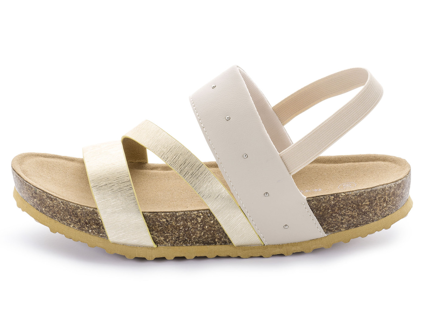 Walkmaxx®-Sandale, Beige-Gold, Größe 37 von WALKMAXX