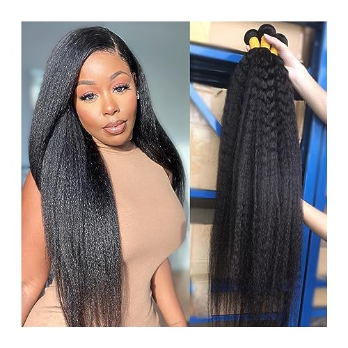 Human Hair Bundles Natürliche Farbe Gerade Peruanische Haarwebart Bundles Rohes Menschliches Haar Bundles Reines Remy Extensions 1/3/ 4 Bundles for Frauen Haarverlängerungen (Size : 10inches) von WANGHAI-666