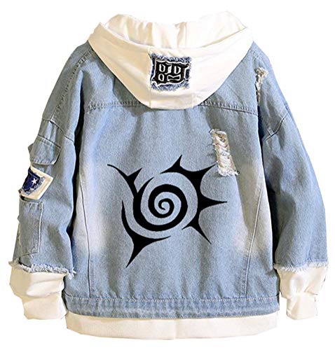 WANHONGYUE Anime The Seven Deadly Sins Nanatsu No Taizai Jeansjacke Hoodie Denim Jacket Unisex Kapuzenpullover Sweatshirt Mantel Blau/4-4XL WANHONGYUE Anime The Seven Deadly Sins Nanatsu No Taizai Jeansjacke Hoodie Denim Jacket Unisex Kapuzenpullover Sweatshirt Mantel Blau/4-4XL von WANHONGYUE