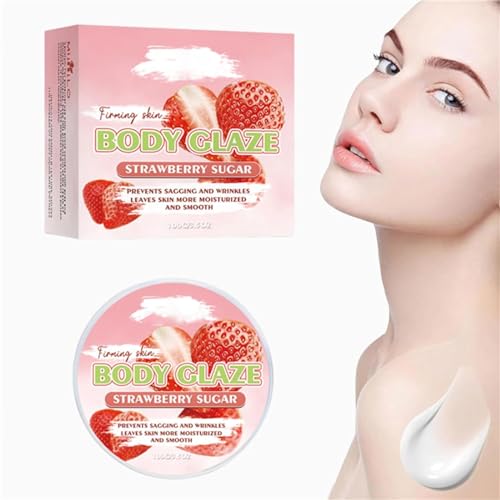 WANZHASHIWO Body Glaze Body Butter Donut, Butter-Körperfeuchtigkeitscreme für Frauen gegen Alterung, Shortcake Body Glaze, Donut nährende und feuchtigkeitsspendende Körpercreme, für alle Hauttypen WANZHASHIWO Body Glaze Body Butter Donut, Butter-Körperfeuchtigkeitscreme für Frauen gegen Alterung, Shortcake Body Glaze, Donut nährende und feuchtigkeitsspendende Körpercreme, für alle Hauttypen von WANZHASHIWO