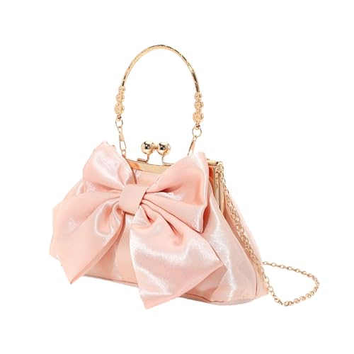 Anspruchsvolle Abendtasche Mit Schleife Damen Handtaschen Schulter Geldbörsen Mit Abnehmbarer Kette Für Abschlussball Party Hochzeit Anspruchsvolle Abendtasche Mit Schleife Damen Handtaschen Schulter Geldbörsen Mit Abnehmbarer Kette Für Abschlussball Party Hochzeit von WASTEBIN