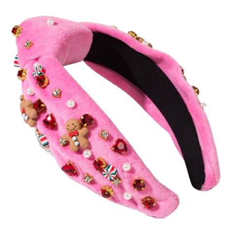 Glitzerndes Weihnachts Stirnband Für Damen Breite Krempe Mit Verzierung Für Mädchen Waschendes Gesicht Sport Weihnachts Stirnbänder Für Damen Weihnachts Stirnbänder Für Kinder Breite von WATERBELINE