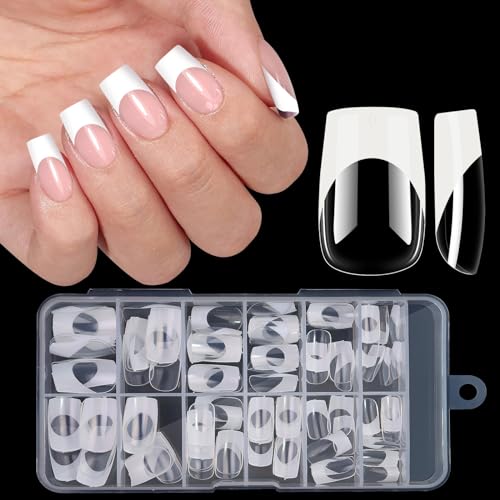 Press On Nail Square Fake Nails Fashion Thanksgiving Geschenk Für Frauen Und Mädchen Full Cover False Nails Clear von WATERBELINE