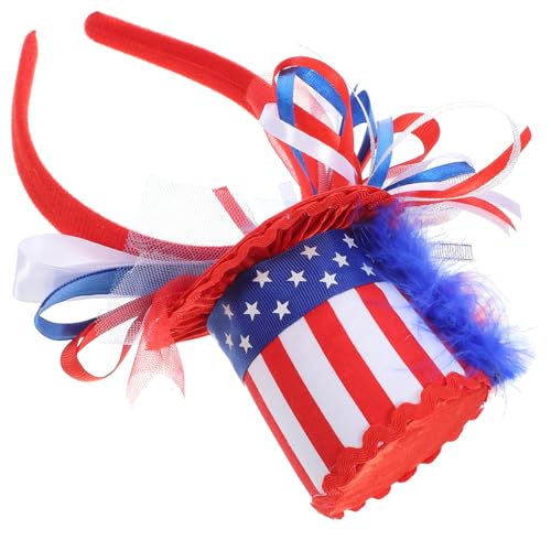 WATIIFUFU Flaggenhut-stirnband Stutzenhalter Hutstirnbänder Für Damen 4. Juli Stirnband 4. Juli Zubehör Patriotisches Boppers-stirnband Kopfbedeckungen Zum Gedenktag Hut Stirnbänder Feder WATIIFUFU Flaggenhut-stirnband Stutzenhalter Hutstirnbänder Für Damen 4. Juli Stirnband 4. Juli Zubehör Patriotisches Boppers-stirnband Kopfbedeckungen Zum Gedenktag Hut Stirnbänder Feder von WATIIFUFU