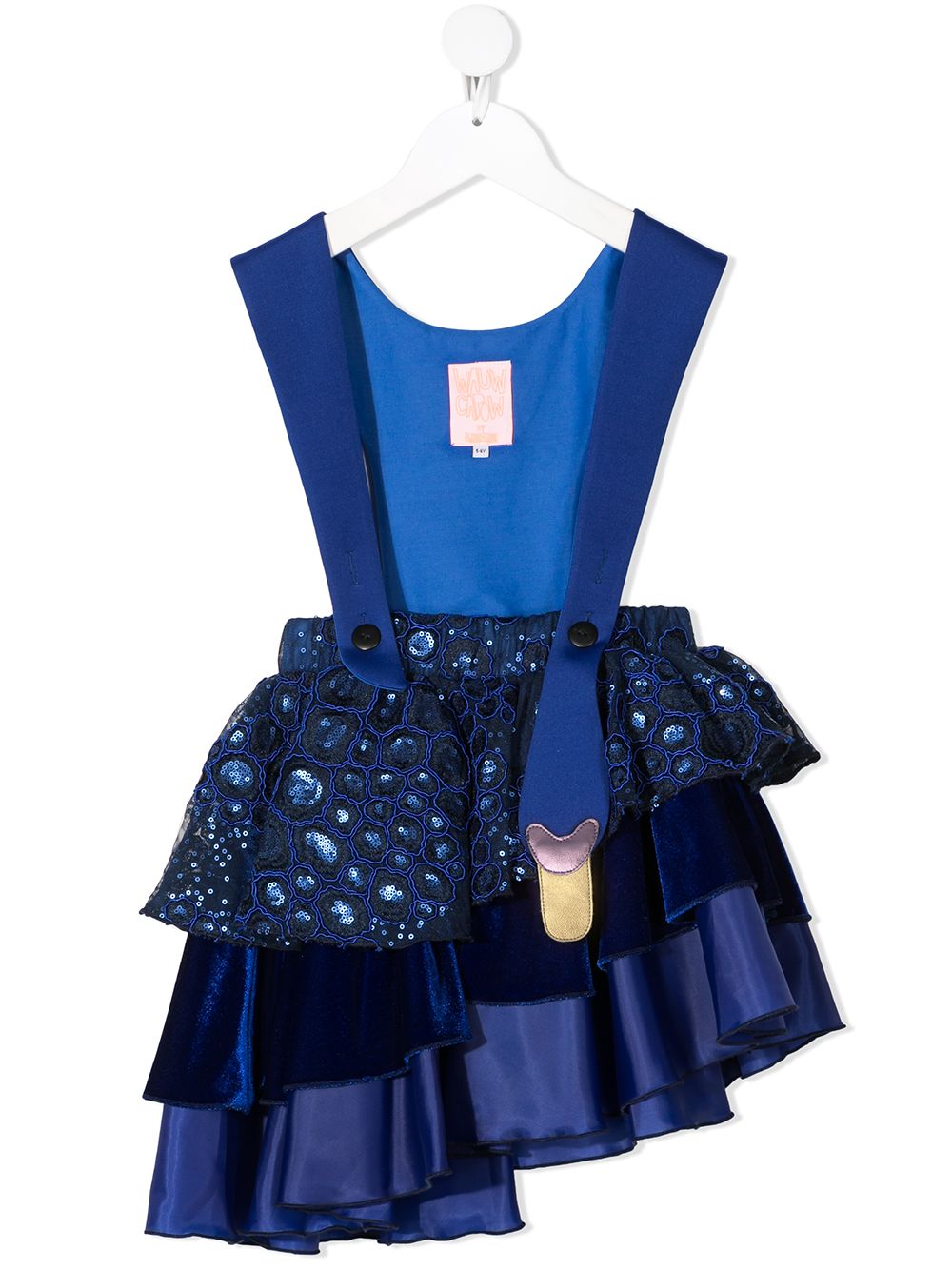 WAUW CAPOW by BANGBANG Fairytale Kleid mit Pailletten - Blau von WAUW CAPOW by BANGBANG