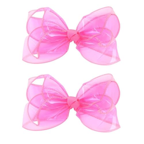 PVC-Gelee-Haarschleifen-Clips für Kinder, Mädchen, wasserdichte Schleifen-Haarnadel, Sommer-Clips, transparent, Schwimm-Haarschleife, Zubehör von WAXCMXYH