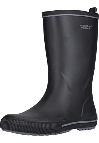 WEATHER REPORT Unisex Lanbota Gummistiefel, Black, 38 EU von WEATHER REPORT