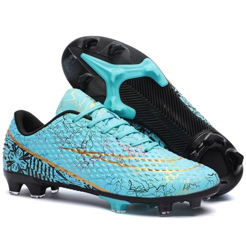 WEJIESS Fußballschuhe Jugend Spikes Herren Profi-Fußballschuhe Mikrofaser Schuhe Kinder Fußball Athletische Schuhe Training Schuhe Outdoor Sportschuhe Fußballschuhe Neutral Fußball Stiefel von WEJIESS