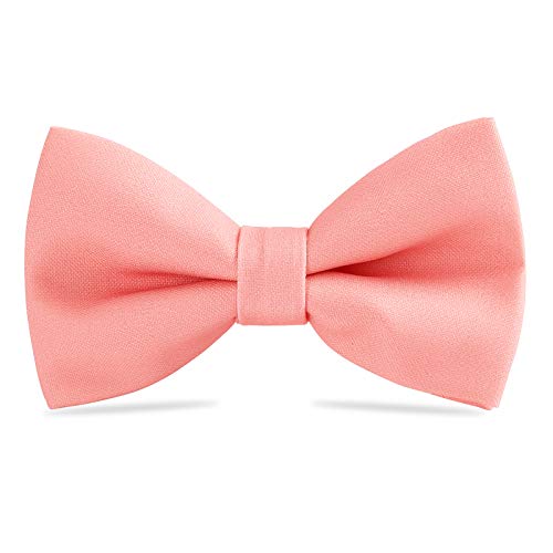 WELROG Klassische gebundene Fliege Kids & Men’Formal Solid Tuxedo Gabardine Einstellbare Fliege Krawatte für Erwachsene & Kinder für Hochzeitsfeier Ausgefallene Plain Bowties von WELROG