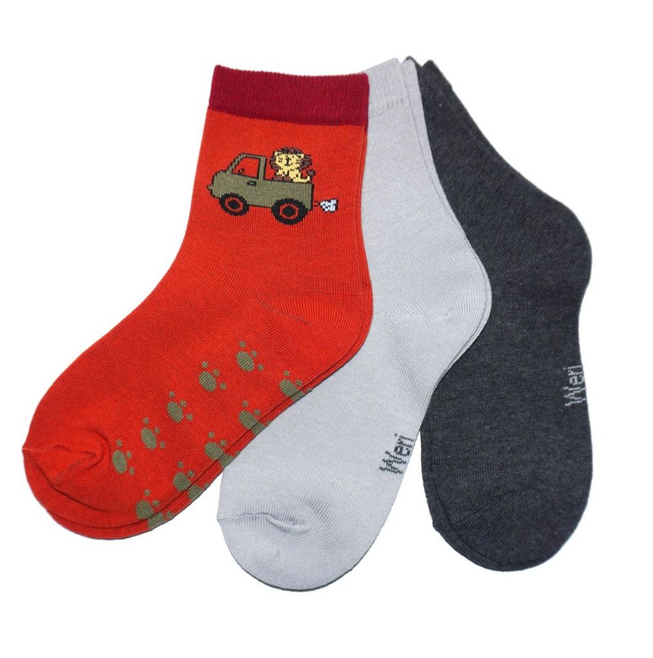 WERI SPEZIALS Strumpfhersteller GmbH Basicsocken Kinder Socken in 3-er Packs >>Mix<< aus Baumwolle (Set, 3-Paar) von WERI SPEZIALS Strumpfhersteller GmbH