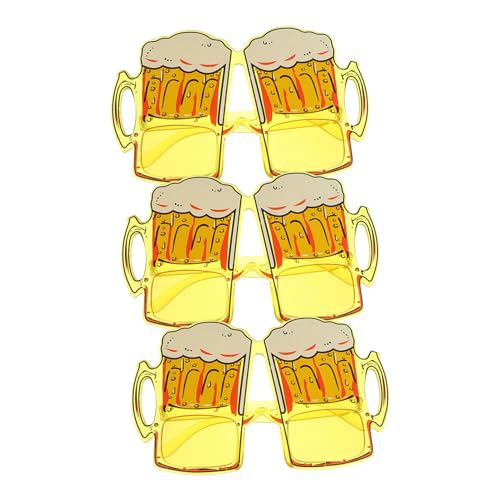 WESIEVYA 3stücke Teiliges Bierglas-brille Lustige Party-requisiten Für Unvergessliche Feiern Stilvolle Sonnenbrillen Für Erwachsene Für Oktoberfest Und Motto-partys WESIEVYA 3stücke Teiliges Bierglas-brille Lustige Party-requisiten Für Unvergessliche Feiern Stilvolle Sonnenbrillen Für Erwachsene Für Oktoberfest Und Motto-partys von WESIEVYA