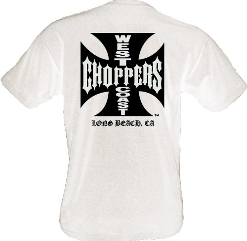 WCC T-Shirt Iron Cross Weiss-XXXL von WEST COAST CHOPPERS