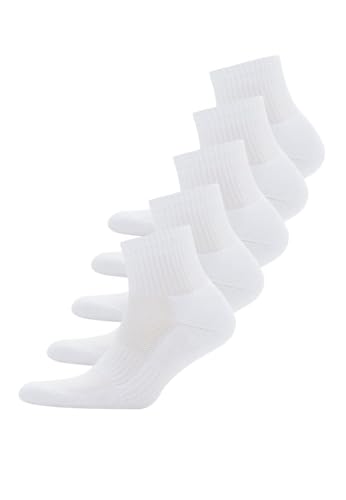 WESTMARK LONDON Quarter Socken Herren 43 46, Baumwolle 5er Pack Mittelhohe Laufsocken, Kurz Weiß Sneaker Socken Herren, Sportsocken, Kurzsocken WESTMARK LONDON Quarter Socken Herren 43 46, Baumwolle 5er Pack Mittelhohe Laufsocken, Kurz Weiß Sneaker Socken Herren, Sportsocken, Kurzsocken von WESTMARK LONDON